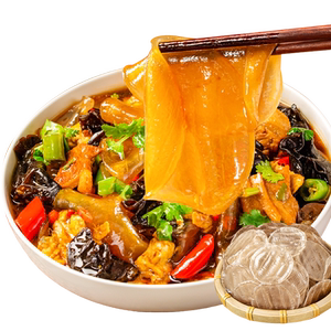 七街八巷山药粉皮凉拌菜正宗铁棍红薯粉凉菜火锅食材干货旗舰店