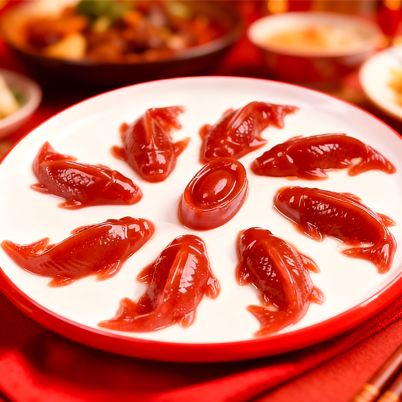 八方来财山楂鱼年年有余吉庆有鱼锦鲤鱼山楂糕婚庆婚宴摆盘喜庆,零食/坚果/特产,山楂类制品,淘宝优惠券,粉丝福利购,淘宝优惠卷