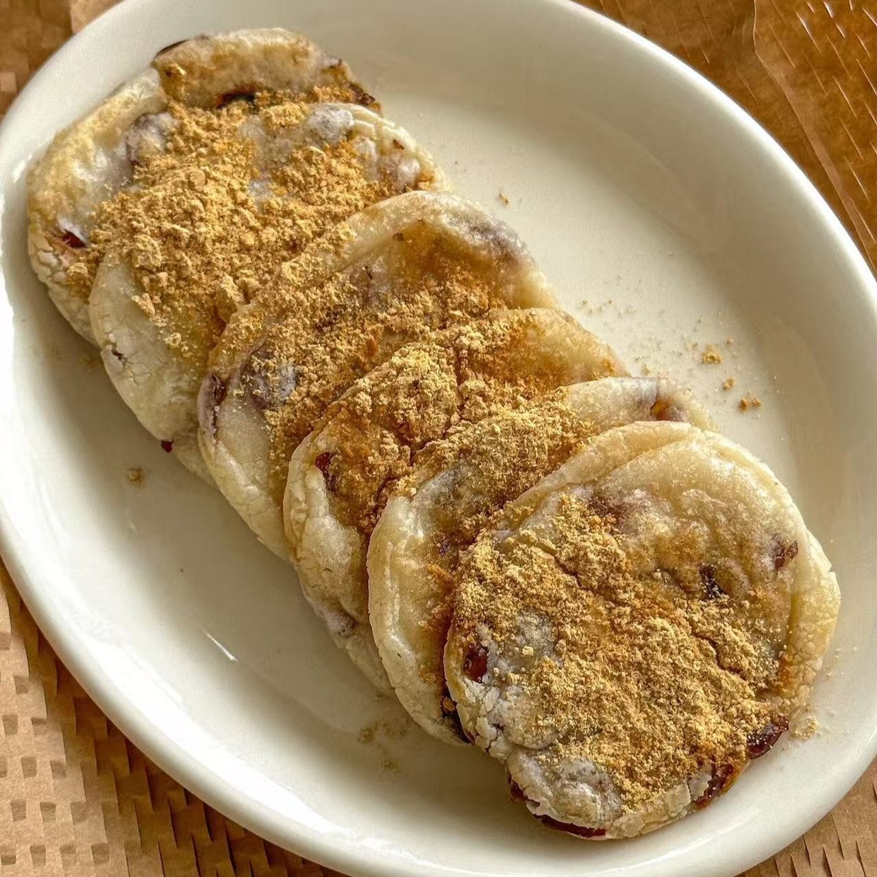 红糖糍粑四川特产糯米手工年糕早餐半成品油炸麻糍早餐小吃滋粑