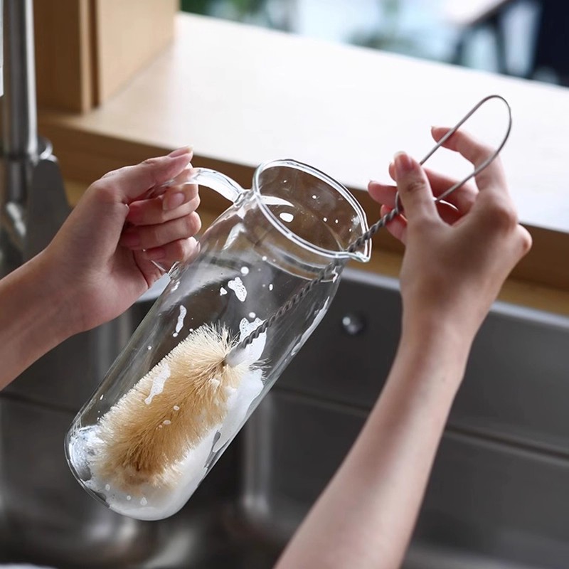 马毛杯刷家用洗杯子神器不锈钢