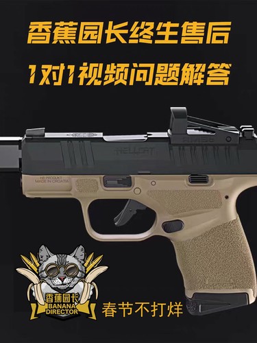 地狱猫反吹激光抛壳不可发射训练模型自带双排装饰喵