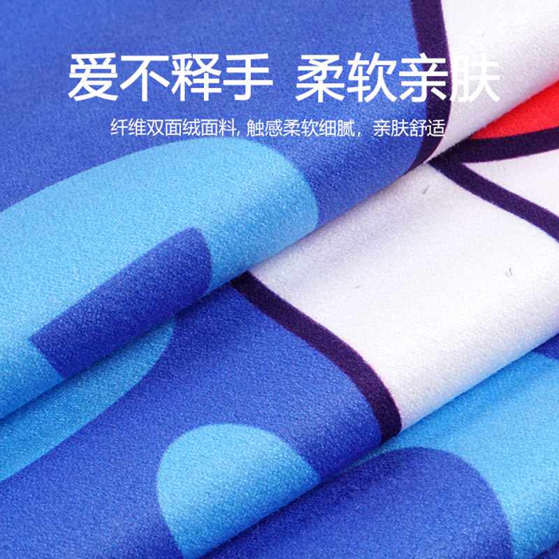 旅行游泳浴巾速干便携吸水男女儿童防晒易干斗篷披肩沙滩巾大毛巾