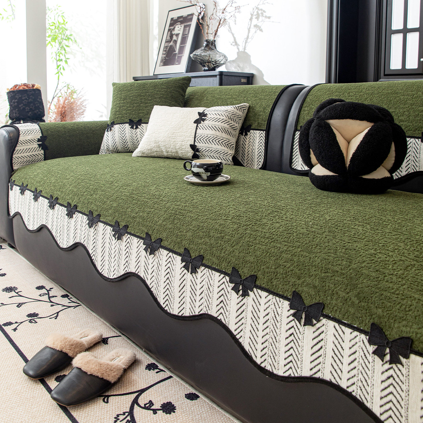 四季通用高级感沙发垫冬2025新款固定防滑沙发坐垫子套罩盖布巾座,居家布艺,沙发垫,淘宝优惠券,粉丝福利购,淘宝优惠卷