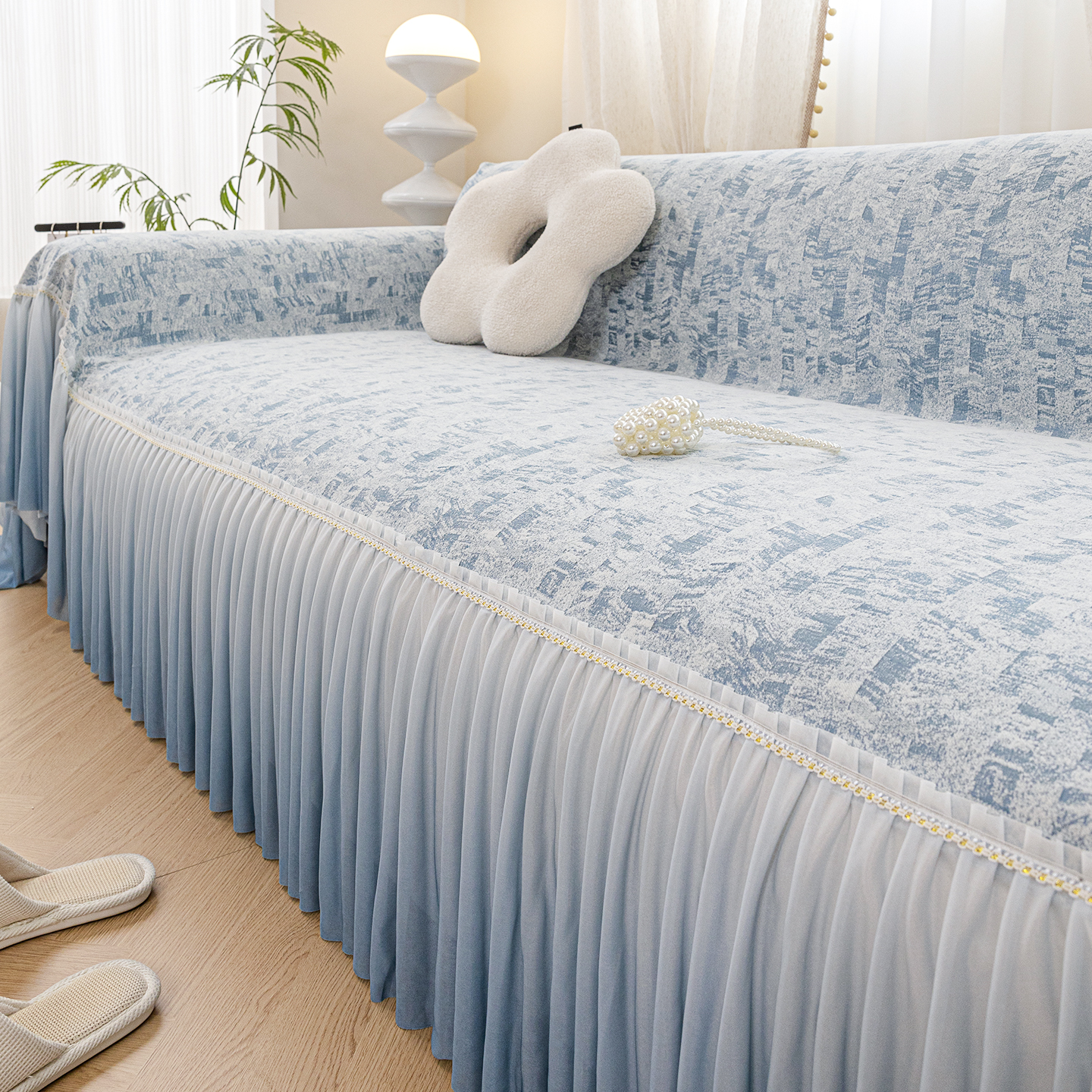 四季通用防滑沙发盖布