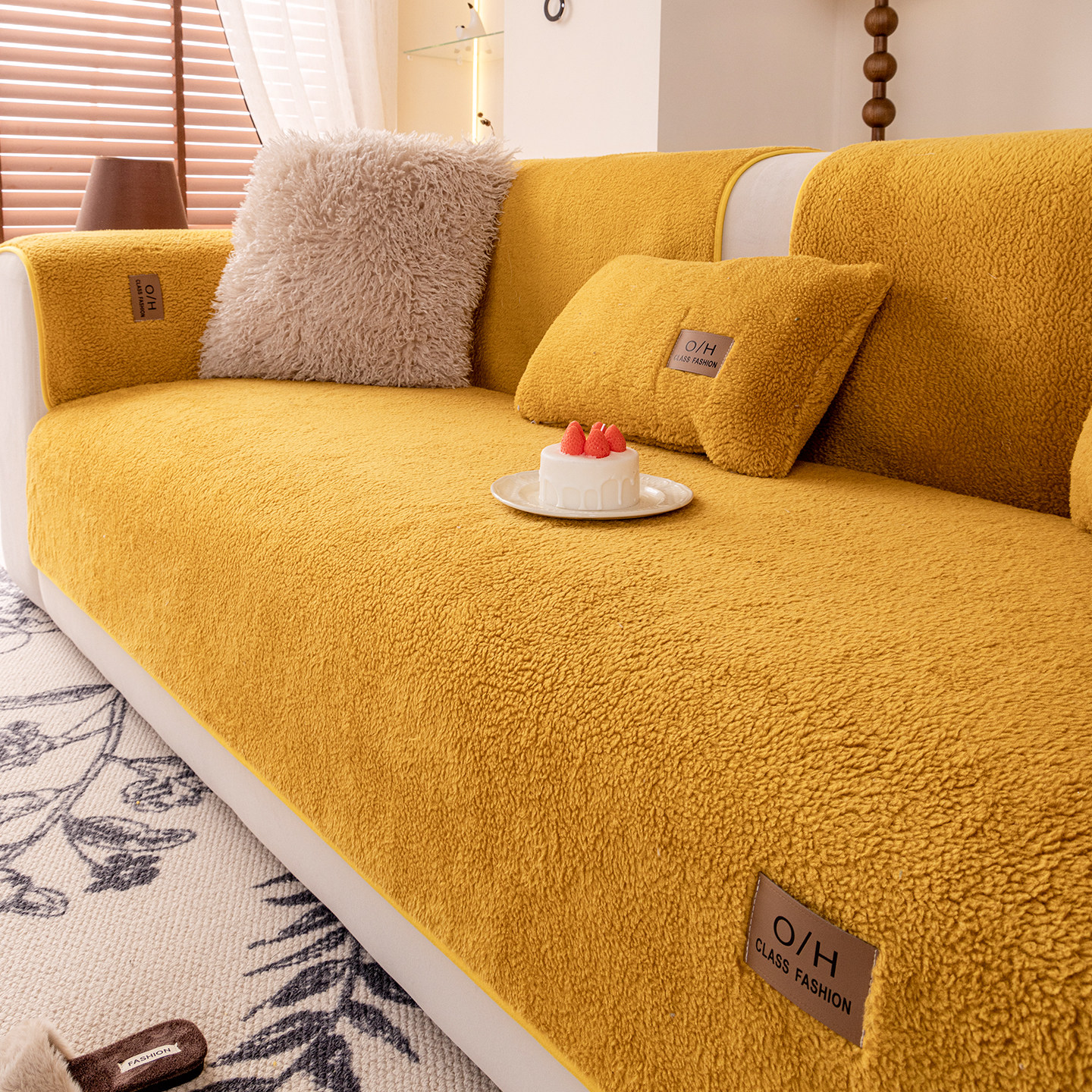 秋冬加厚沙发垫2025新款保暖防滑轻奢高级感沙发坐垫子套罩盖布巾,居家布艺,沙发垫,淘宝优惠券,粉丝福利购,淘宝优惠卷