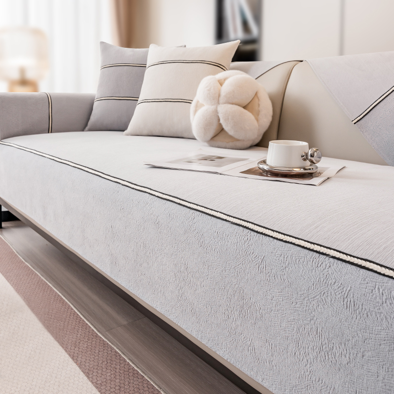 沙发垫四季通用雪尼尔新款2023防滑皮沙发套罩巾秋冬季坐垫子盖布