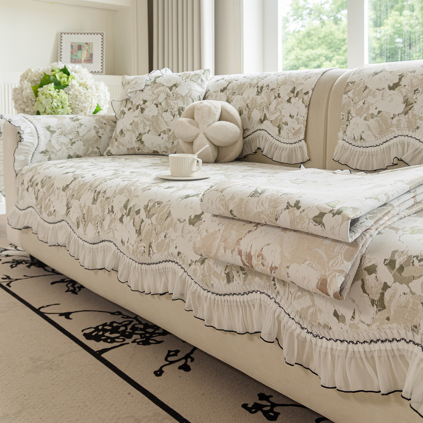 四季通用轻奢高级感沙发垫2025新款固定防滑沙发坐垫子套罩盖布巾,居家布艺,沙发垫,淘宝优惠券,粉丝福利购,淘宝优惠卷