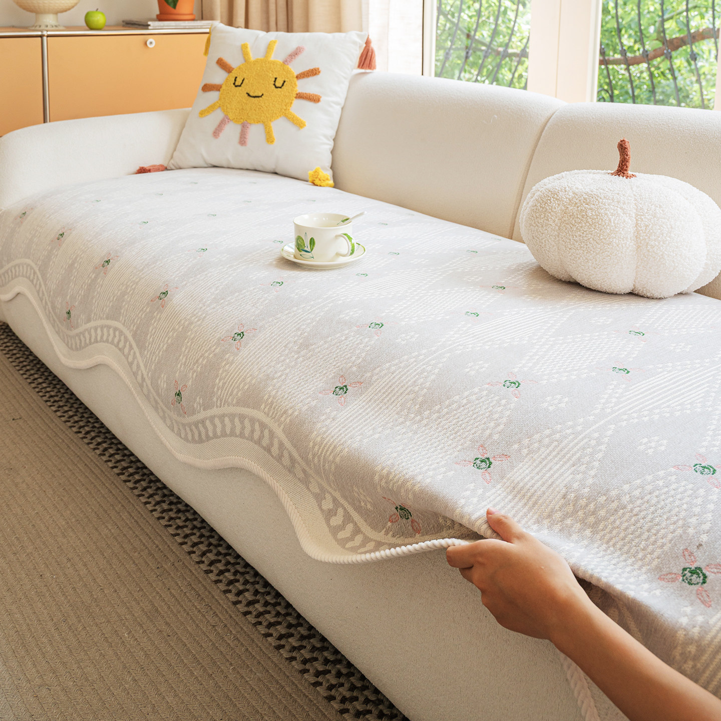 四季通用沙发垫子2025新款固定防滑直排皮沙发套罩盖布巾坐垫子,居家布艺,沙发垫,淘宝优惠券,粉丝福利购,淘宝优惠卷