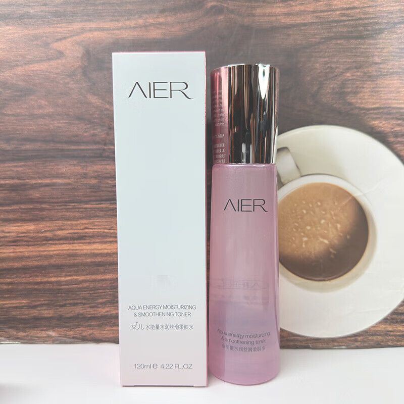 艾儿水能量水润丝滑柔肤水清爽滋润保湿肌肤光泽爽肤水保湿面霜女