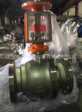 QY047F-40P不锈钢氧气带支架固定球阀 禁油脱脂氧气球阀 304、CF8