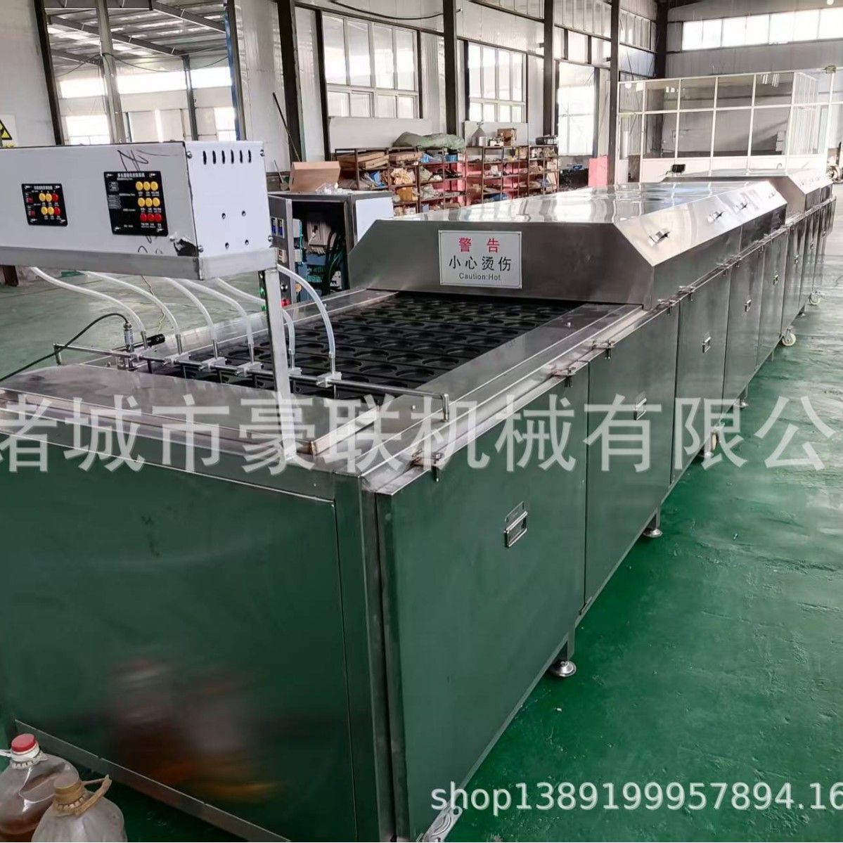 商用连续式煎荷包蛋设备 自动大型煎蛋机 每小时5000枚产量荷包