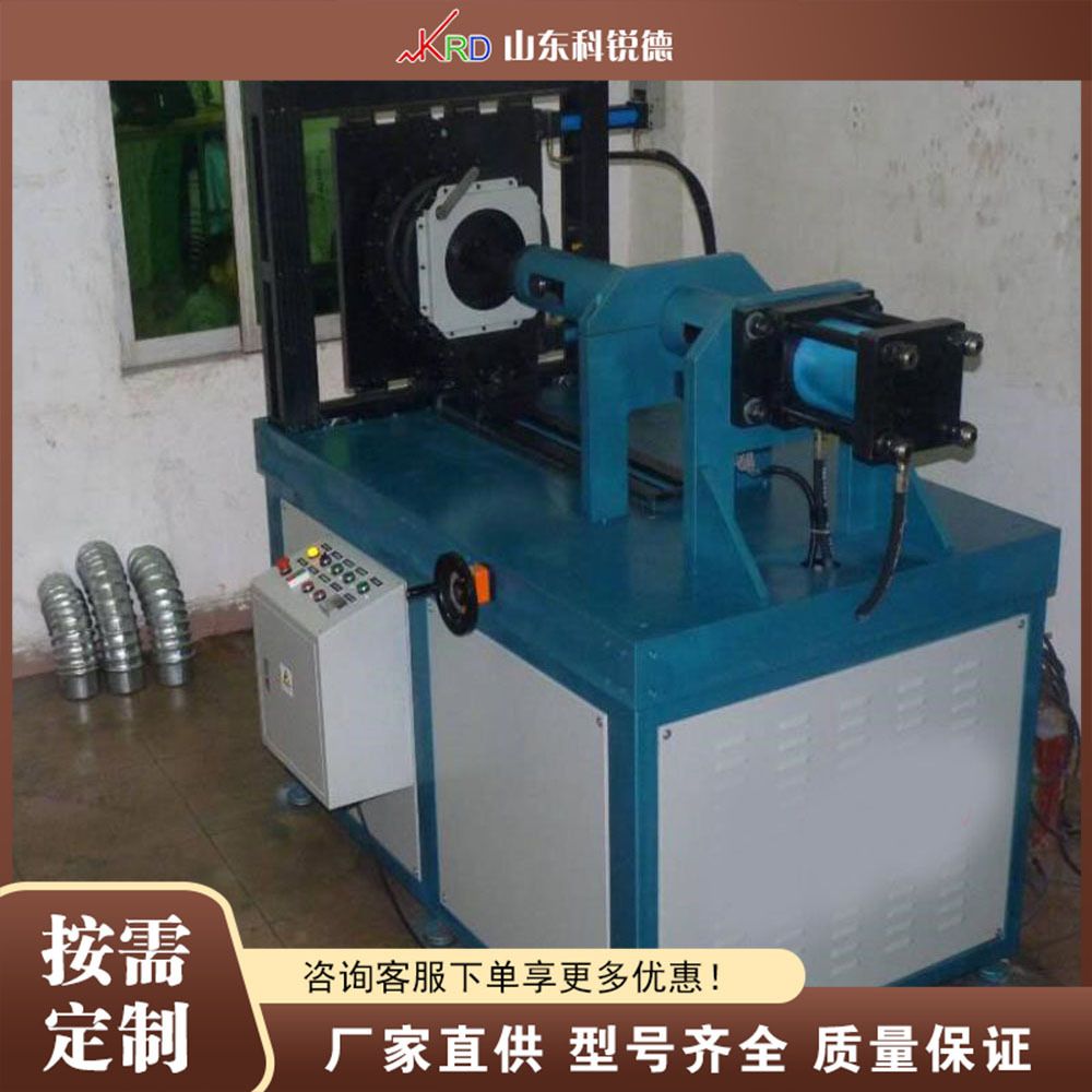 金属波纹弯头机 Corrugated Elbow Forming 通风管道打波设备