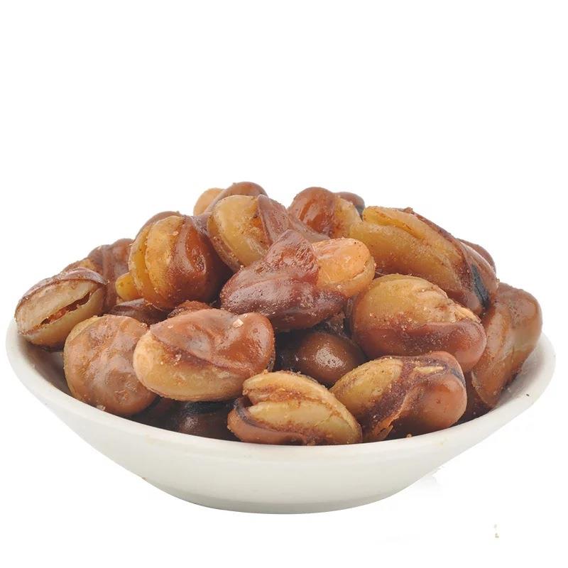 食品厂全自动酒鬼花生加工设备 花生仁油炸设备多味胡豆生产机器