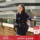 商场同款 外套 智性干练毛呢西装 宝姿PORTSPURE女装 2025秋冬新品