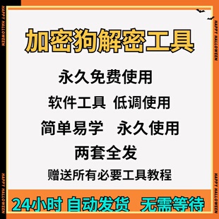 加密狗软件工具复制克隆备份加密锁U盘加密破解软件送工具教程