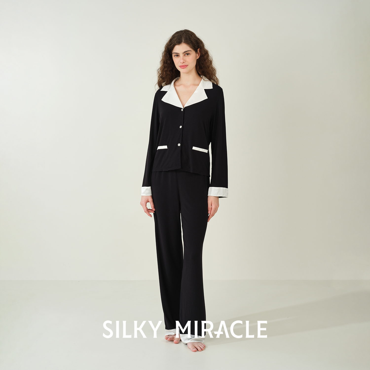 SILKYMIRACLE女莫代尔真丝睡衣