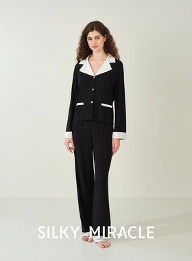 SILKY MIRACLE莫代尔真丝睡衣SKIN系列女士居家服套装新款可外穿