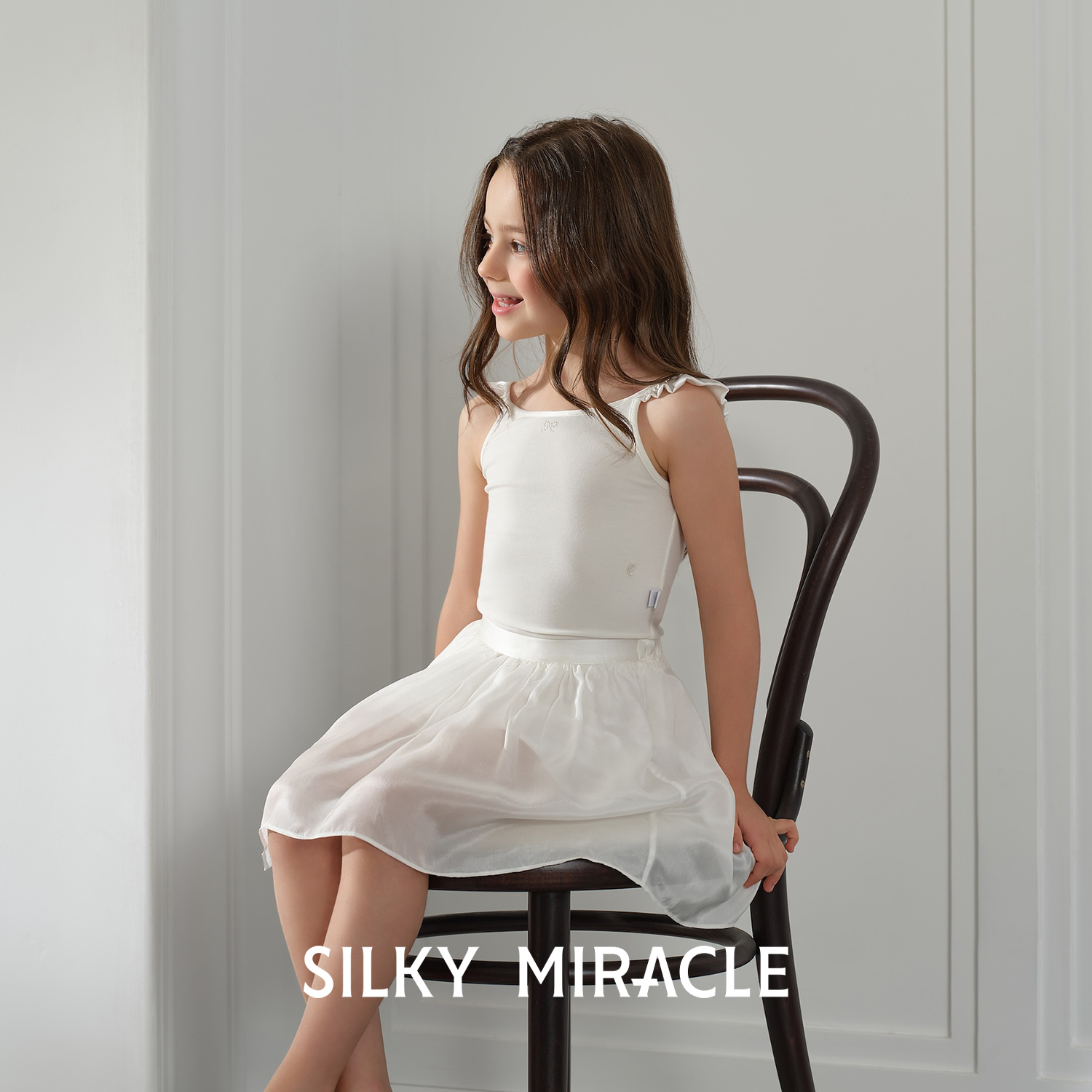 SILKYMIRACLE儿童真丝芭蕾裙