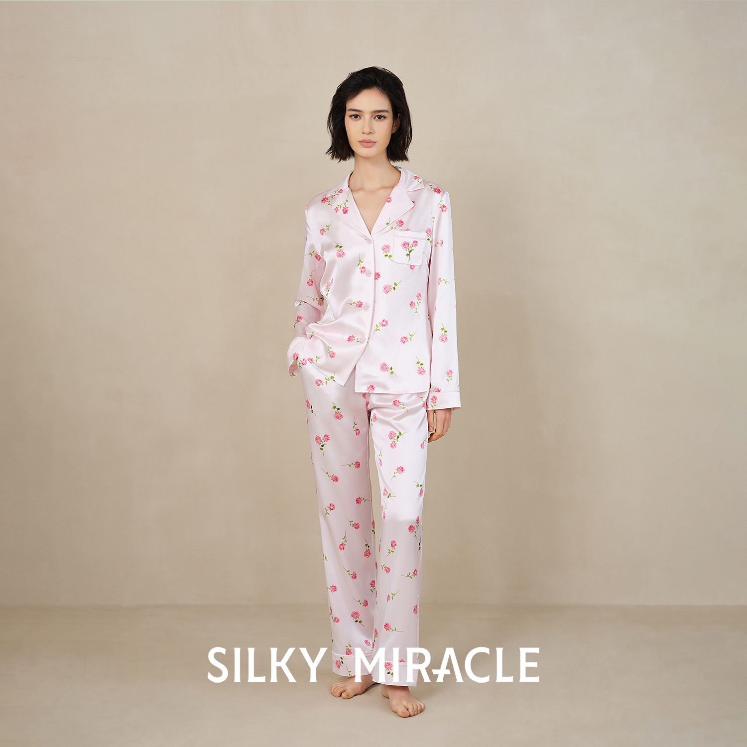 SILKYMIRACLE女真丝睡衣新款