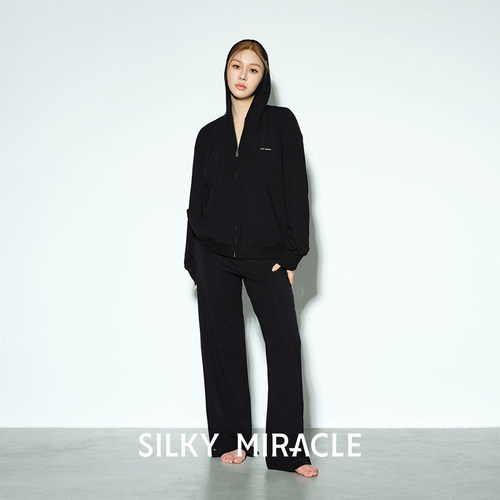 SILKYMIRACLE女针织帽衫外穿