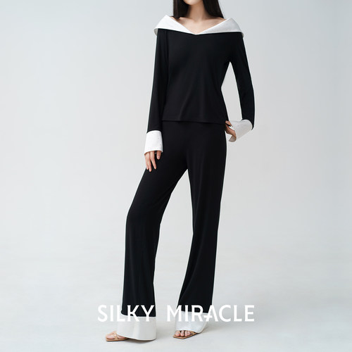 SILKYMIRACLE性感真丝女睡衣
