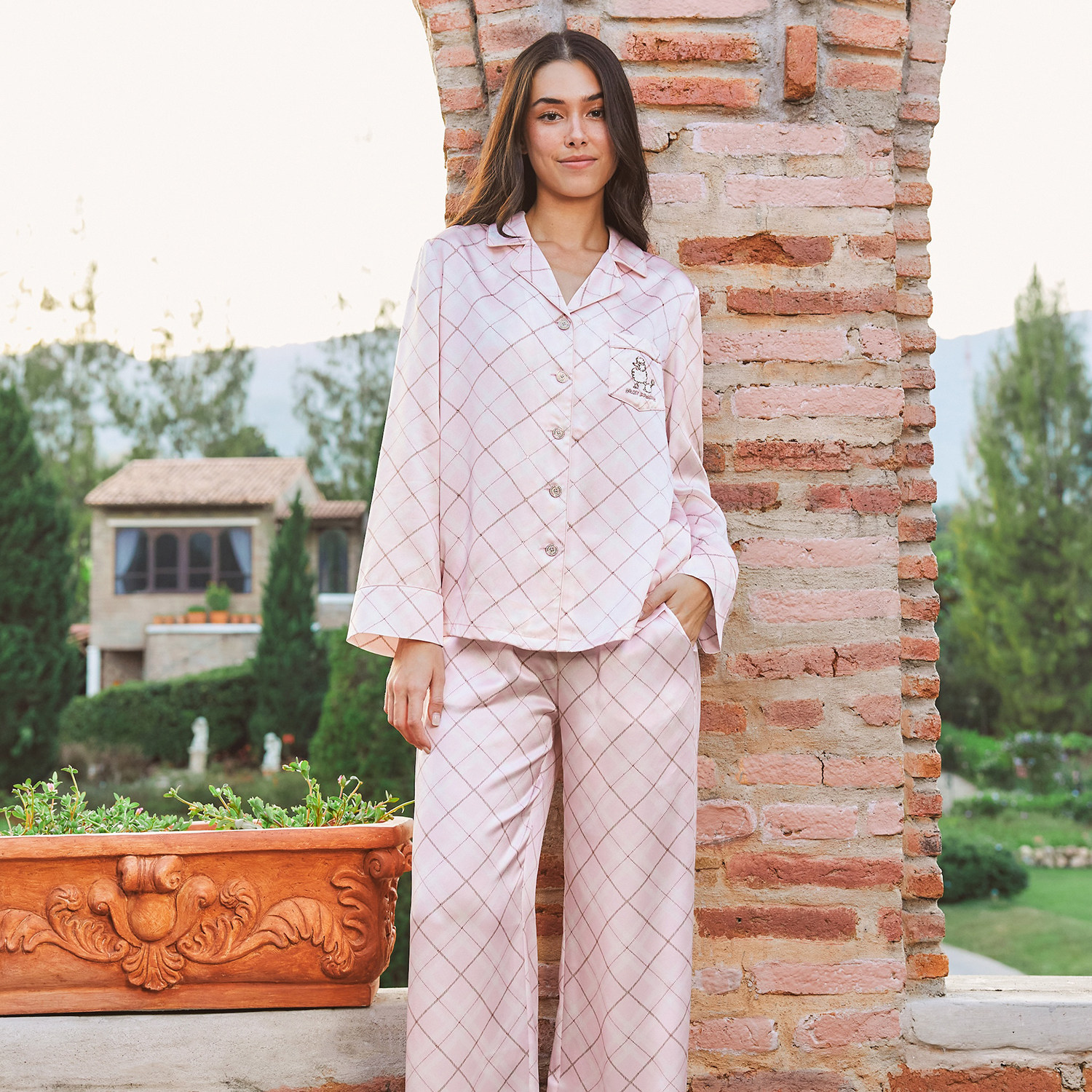 SILKY MIRACLE真丝情侣睡衣套装Adeux au so