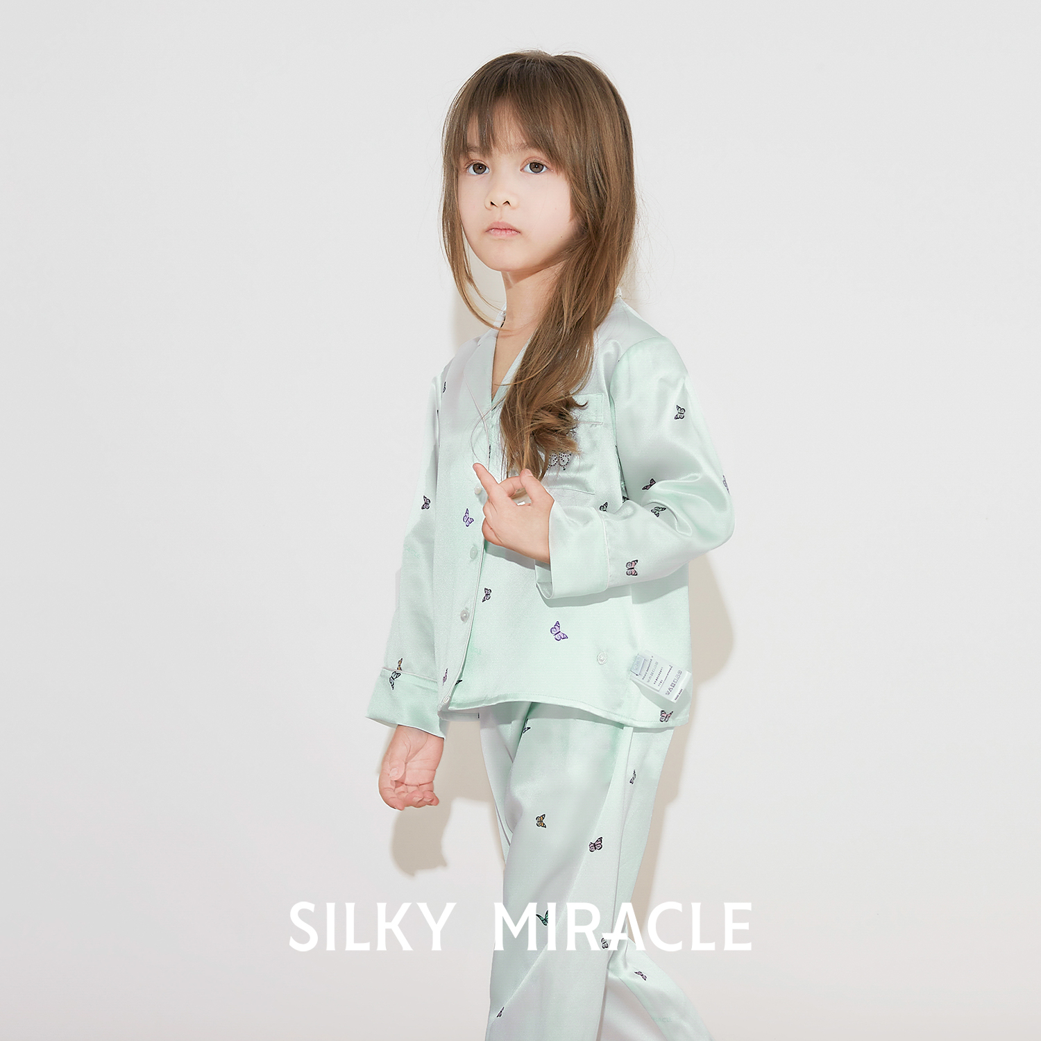 SILKYMIRACLE真丝儿童家居服