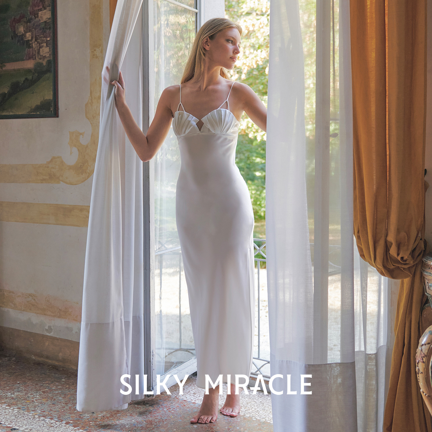 真丝SILKYMIRACLE睡裙性感