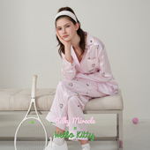 SILKY 女礼盒 Kitty联名真丝睡衣桑蚕丝家居服套装 MIRACLEx Hello