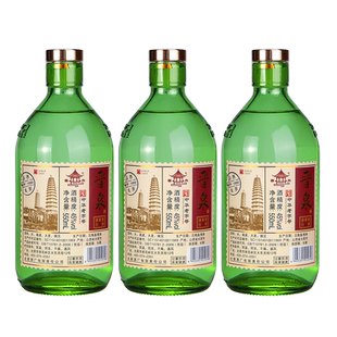 大东关酒厂 山西太原酒厂 45度晋泉高粱白酒 550ml*3 粮食酒
