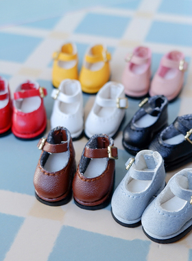 ob11娃鞋  小皮鞋 molly12分娃鞋 妹头 holala鞋子 GSC娃UF体鞋子