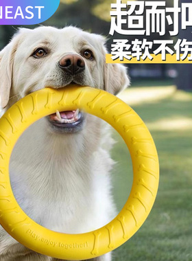 狗狗玩具互动圆环金毛泰迪大小型犬拉环磨牙耐咬狗解闷神器狗用品