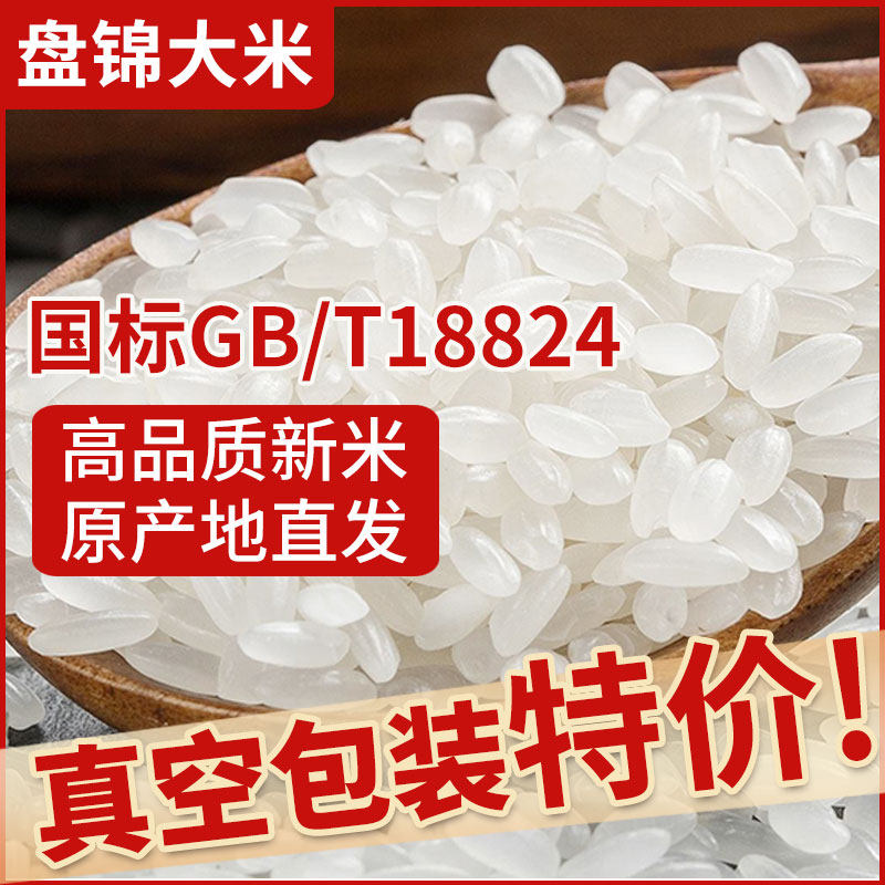 东北盘锦碱地大米10kg长粒香米