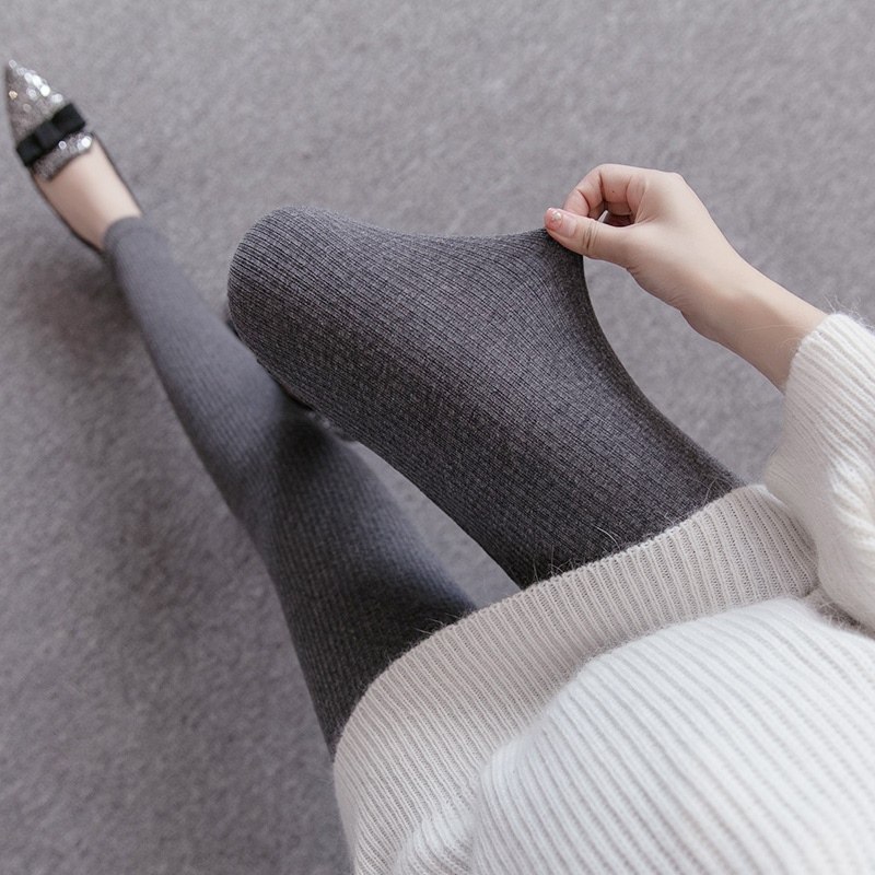 [爱帮帮生活馆孕妇打底裤]孕妇打底九分裤春夏秋装高腰针织预防2月销量0件仅售47.93元