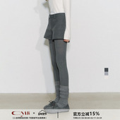 零点压迫 修身 秋冬灰色打底裤 CyNi 可外穿显瘦弹力连裤 袜女