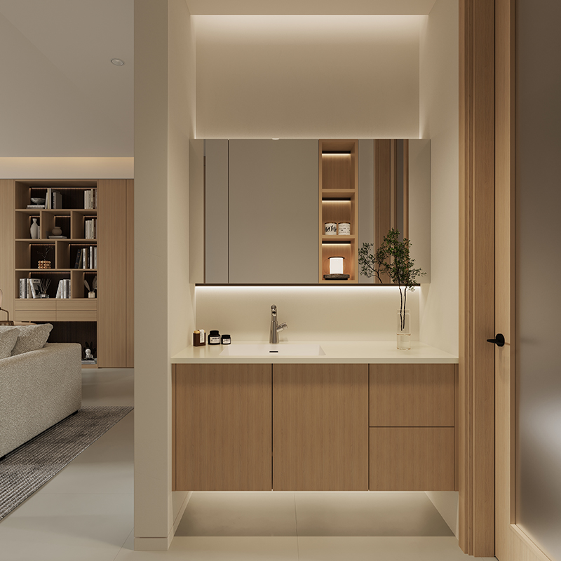 海尔全屋家居全屋衣柜定制原木风