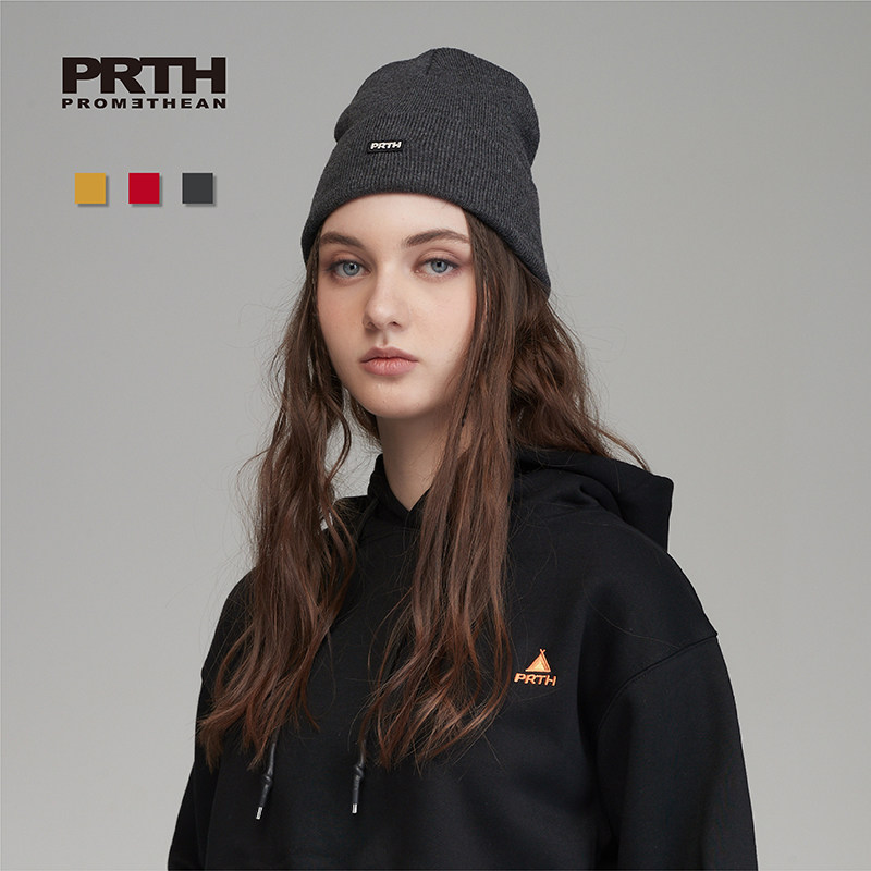 日系秋冬字母雅痞男女同款线帽