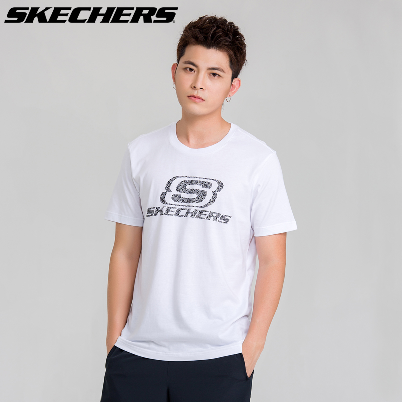 skechers斯凱奇男士上衣圓領短袖字母印花T恤衫SDAMS18B006A02在類目 男裝, T恤中 - 來自Buy2taobao.com提供專業的淘寶代購服務