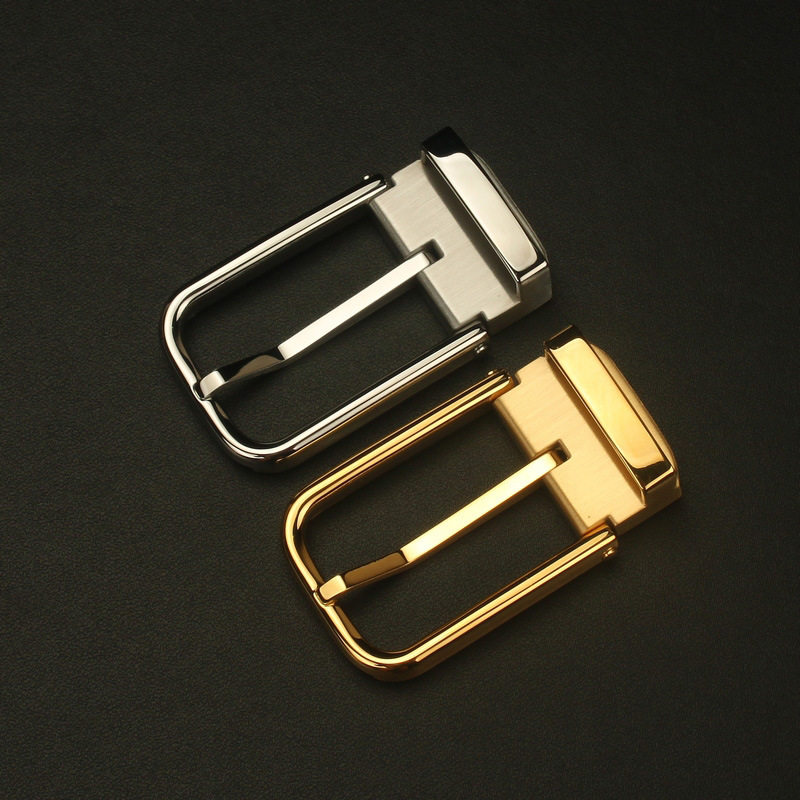 奥莱【品牌撤柜】虎牙咬合不锈钢皮带头针扣腰带扣头男士皮带针式