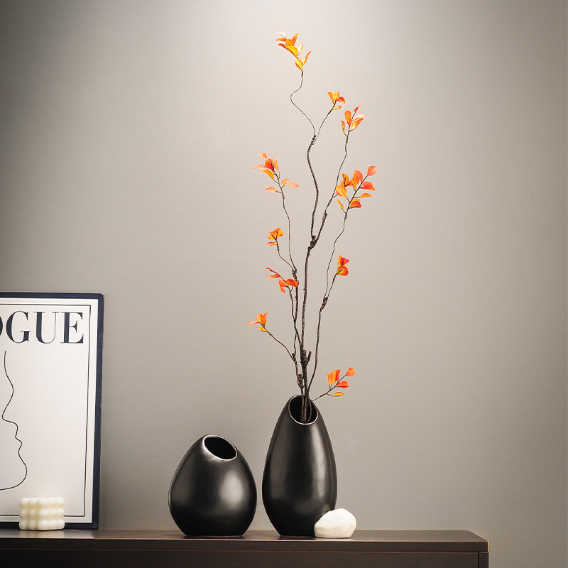 时来运转入户玄关壁龛摆件插花细长花瓶客厅电视柜新年高级感装饰,家居饰品,装饰摆件,淘宝优惠券,粉丝福利购,淘宝优惠卷