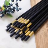 Высококлассные металлические нескользящие палочки для еды, элитный комплект для отеля, популярно в интернете