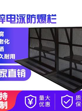 防爆铁马大型活动演出护栏隔离可移动折叠式黑色防爆铁马护栏