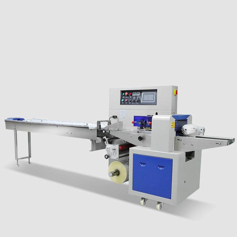 包装机一次性餐盒饭盒杯子下走膜全自动智能枕式包装一台可定制