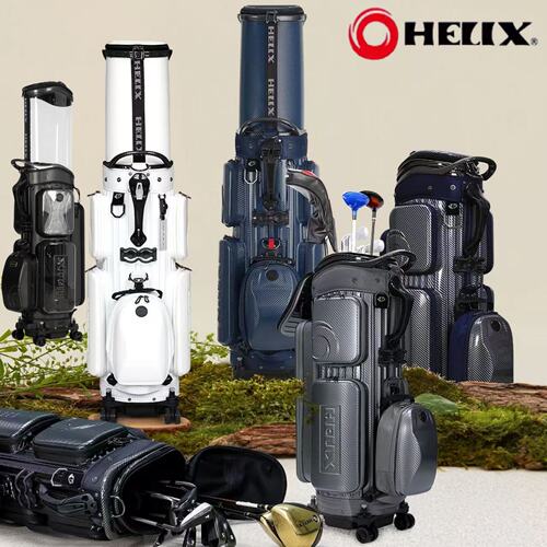 HELIX喜力克斯高尔夫航空托运球包透明硬壳防水golf男女球包新款