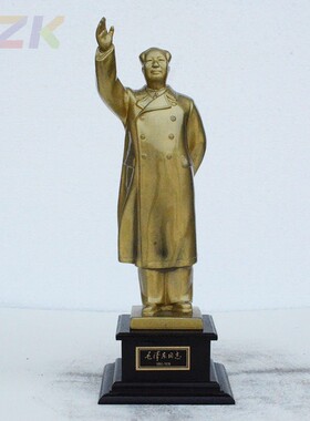 毛主席像摆件树脂 毛爷爷树脂全身站像挥手家居摆件礼品37~72厘.5