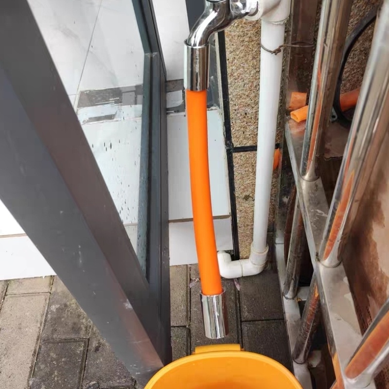 进水冷热通用拖把池延伸管可弯曲防溅水龙头阳台加长连接水管过滤