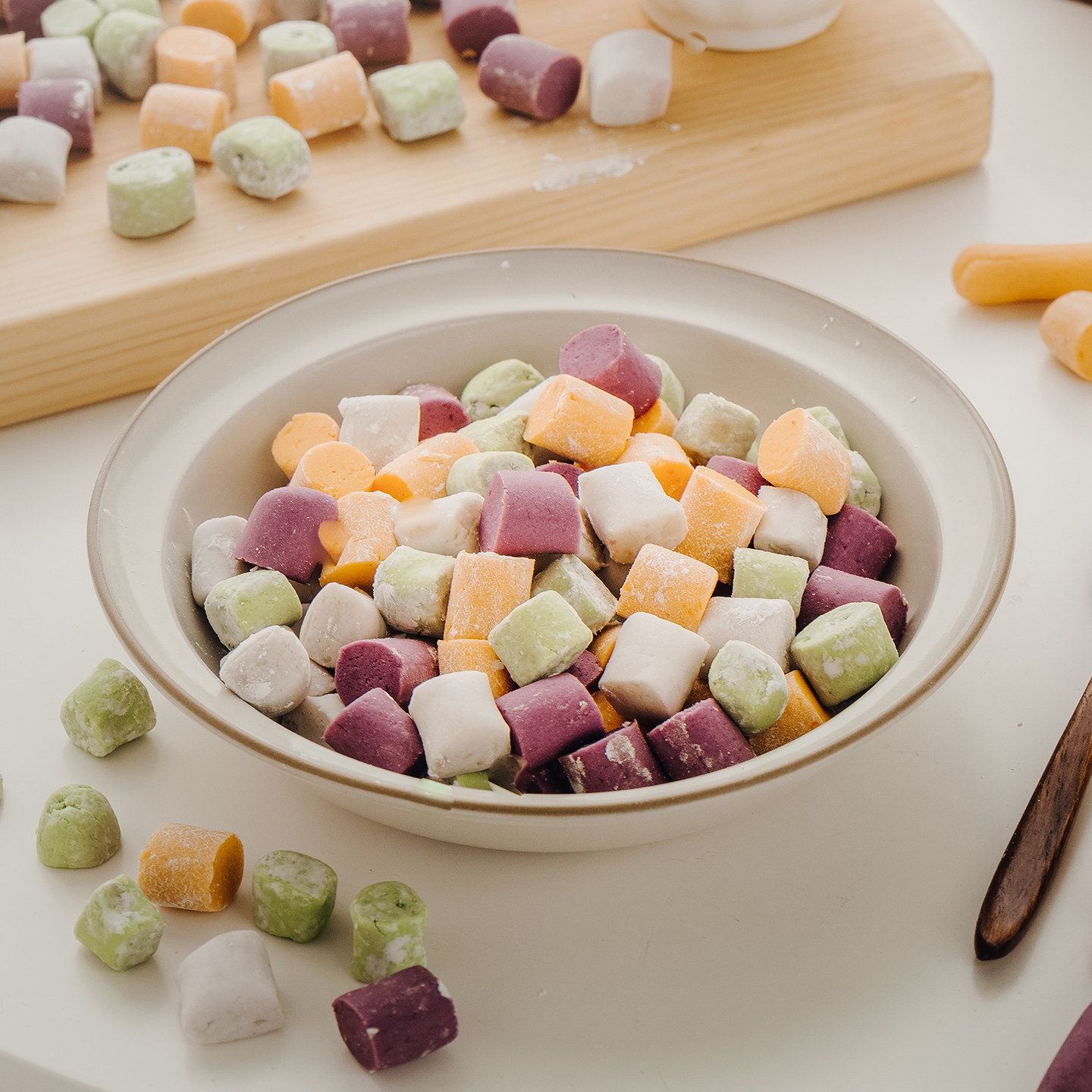 劣狐狐木薯淀粉正宗做麻薯芋圆专用珍珠原料紫薯商用家用食用烘焙