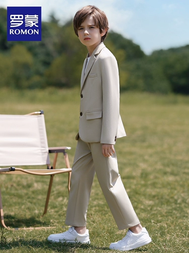 Осеннее платье для мальчиков, детский классический костюм, комплект для отдыха, в британском стиле