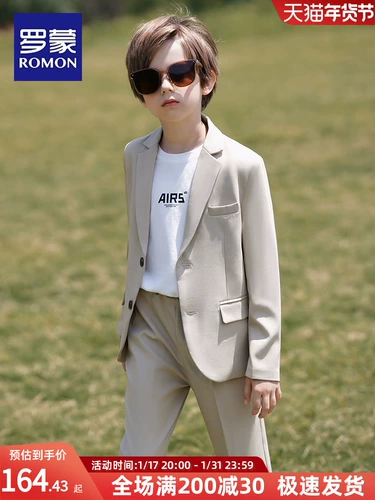 Осеннее платье для мальчиков, детский классический костюм, комплект для отдыха, в британском стиле