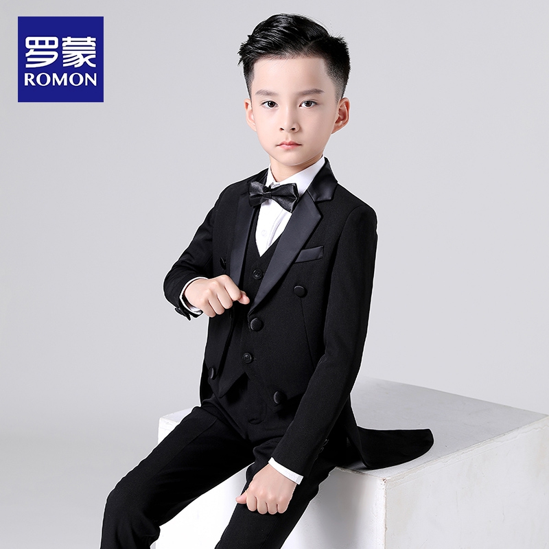 男童钢琴礼服燕尾服罗蒙